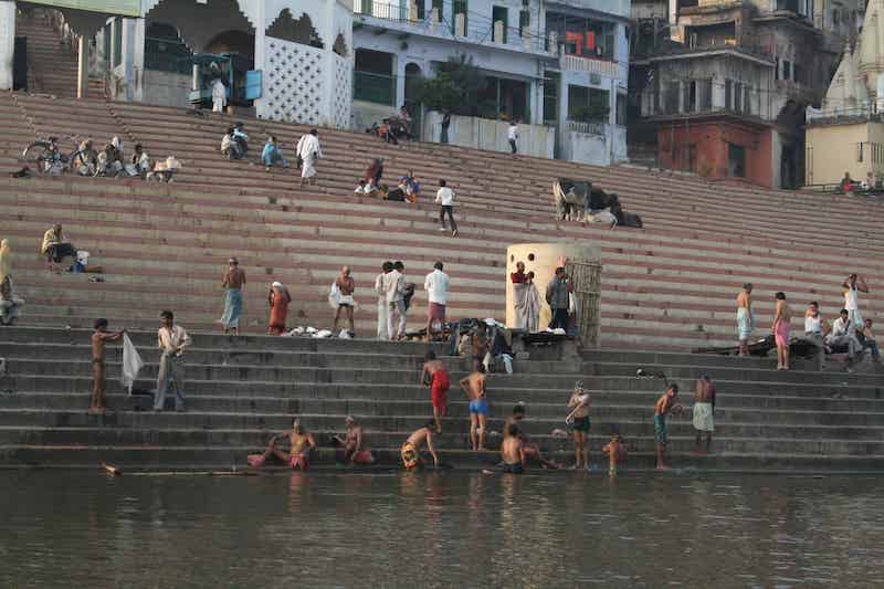 Ablutions in the Ganges. Varanasi. India